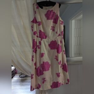 Carlisle silk dress and scarf